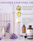 EVOKE OCCU Lavender Essential Oil for Sleeping Aid in The Bedroom, Relaxation in The Office Living Room & DIY Wool Dryer Balls - 4 Fl Oz
