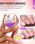 gelike ec Cuticle Cream for Dry Damaged Cuticles Organic Nail Cuticle Remover for Dry, Rough Hands Cracked Rigid Skin - Professional for Salon Home Use