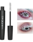 Maydear White Mascara – Volumizing, Curling & Lengthening Mascara for Intense Definition & Long-Lasting Smudge-Proof Wear – Perfect for Party & Stage Makeup