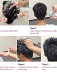 Temporary Hair Color Wax,Hair Spray Color, Hair Wax Color 4.23 oz, Easy Washout Temporary Hair Dye for Halloween,Cosplay, Party (Gray, 4.23)
