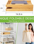 Artmalle bathtub caddy tray for