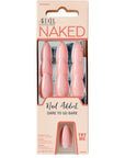 Ardell Nail Addict Naked Monarch, Press On Nails, Medium Almond Shape, Nail Kit, 1-Pack