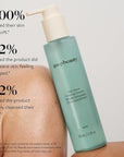 goop Beauty Daily Detox Foaming Cleanser | Hydrating Face Wash to Remove Makeup, Oil, & Dirt | Malachite, AHAs, & Glycerin | 5.2 fl oz