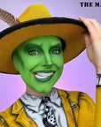 Go Ho Amazon Green Face Paint Stick,Water Based Washable Face Paint Makeup Stick,Non-toxic Full-coverage Cream Body Paint for Adults Children Halloween Cosplay SFX Hulk Gamora Makeup