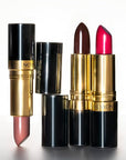 REVLON Super Lustrous Lipstick, Lip Makeup Gift, Stocking Stuffers for Women, Creamy, Moisturized Feel in Reds & Corals, Fearless (774), 0.15 oz (Pack of 5)