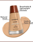 COVERGIRL, Clean Makeup Foundation, Natural Beige, , 1 may vary) 1 oz
