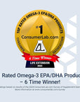 Life Extension Super Omega-3 EPA/DHA Fish Oil, Sesame Lignans & Olive Extract – Heart Health, Brain Health, Inflammation Health Support, Gluten-Free, Easy to Swallow, Non-GMO, 240 Softgels