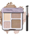 Contour Powder Highlighter Powder Contour Palette,2 In 1 Palette,Face