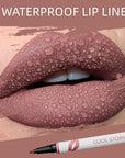 COOL STORY Matte Lip Liner Pencil - Waterproof, Non-Fading, Long-Lasting Plump Effect for Fuller Lips Makeup, Soft & Smooth Texture Easy Glide Lipstick 07#