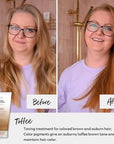 FOUR REASONS Toffee Toning Treatment - Color Depositing Conditioner for Color-Treated Hair - Semi Permanent Hair Toner, Vegan and Cruelty-Free (27 Shades), 6.76 fl oz