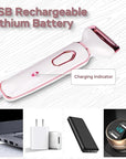 Electric Razors for Women, 4-in-1 Women’s Facial Hair Removal, Face Shaver Ebrow Trimmer Pubic Bikini Trimmer Portable Ladies Shaver Womens Razors for Shaving