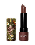Almay Lip Vibes, Hit SnoOuncee, matte lipstick, Brown, 1 Count