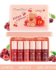 Eakroo 6 Colors Cherry Lip Tint Stain Set, Lip