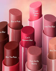 COVERGIRL Clean Fresh Yummy Blur Lipstick, Blurring Effect, Matte Lip Color, Sweet Pomegranate Flavored, Vegan Formula - 200 Blur the Pom (Blue Red)