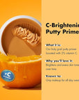 e.l.f. C-Brightening Putty Primer, Makeup Primer For Brightening