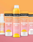 Neutrogena Invisible Daily Defense Fragrance-Free Sunscreen Lotion, Broad Spectrum SPF 60+, Oxybenzone-Free & Water-Resistant, Sun & Environmental Aggressor Protection, 3.0 fl. oz