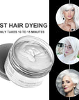 White Temporary Hair Color,Natural Hair