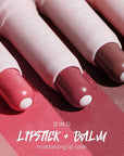 2PCS Tinted Lip Balm Chapstick Hydrating/Coloring