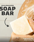 Dr. Squatch Natural Bar Soap for Men - Cold Process Soap with No Harsh Chemicals - Pine Tar, Alpine Sage, Fresh Falls & Eucalyptus Greek Yogurt (5 oz, 4-Pack)