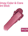 Almay Lip and Cheek Tint, Color & Care Tint Stick, Multi-Use Moisturizing Blush and Lip Color, Dewy Finish, 500 Berry Flush, 0.25 oz