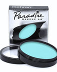 Mehron Makeup Paradise Makeup AQ Pro Size | Stage & Screen Performance, Face & Body Painting, Beauty, Cosplay, and Halloween | Water Activated Face Paint, Body Paint 1.4 oz (40 g) - Pastel Teal