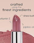 Nude Envie - Lipstick - Creamy & Long-Lasting Finish - Velvety Texture & Easy Application - Luxury Hydration - With Shea Butter, Vitamin E & Jojoba Oil - Vegan, Paraben-Free & Cruelty-Free - Intuition