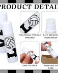 50 Pcs Happy Birthday Lip Balm Volleyball)