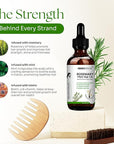 Rosemary Mint Hair Oil 60 ml| Hair Growth Oil with Biotin for Thicker, Stronger Hairs | Scalp Treatment & Rosemary Hair Growth 0il