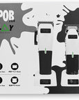 TPOB Play Barber Hair Clippers & Trimmer for Men 7500 RPM with Rubber Grips (White 2 Set)