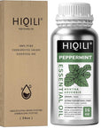 HIQILI Peppermint Essential Oil 16 oz 100% Pure Natural Aromatic Oil for Freshening Air, Hair Care, DIY Soap, SPA & Home Use