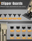 Hair Clippers for Men Professional, T-Blade Barber Clippers and Trimmer Set, 4 in 1 Mens Cordless Hair Clipper for Barber Kit, Foil Thaver and Nose Trimmer for Men with LED Display