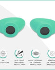 Super Sunnies Slim Flex UV Eye Protection, FDA Compliant Individual Tanning Goggles Eyeshields