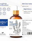 HIQILI Lavender Essential Oil for Diffusers, Aromatherapy, Natural Relaxation, Stress Relief & Sleep Aid, Therapeutic Grade 1 Fl Oz