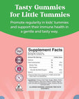 Kids Fiber Gummy Prebiotics Supplement - Soluble Fiber Gummies for Kids for Easing Constipation and Supporting Digestive Health Kids Fiber Gummies Immune System Booster Delicious Gummy Vitamins