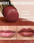 Oulac Moisturizing Shine Red Lipstick for Women, 2 in 1 Tinted Lip Balm for Winter, Hydrated Juicy and Glossy Lip Color for Dry, Cracked and Chapped Lips, Vegan 2.2g/0.07oz (02)