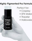 Mehron Makeup CreamBlend Stick | Face Paint, Body (Moonlight White) 75 oz