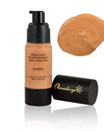 liquid mineral foundation organic natural vegan cruelty free care (Caramel)
