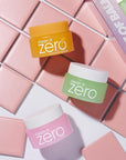 BANILA CO Clean it Zero Best of Balms Trio | Original & Brightening & Pore Clarifying for All Skin Types | Hydrating & Skin Radiance & Blackhead Cleansing (Pack of 3 travel sized balms, 25ml each)