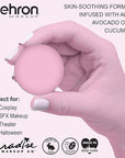 Mehron Makeup Paradise Makeup AQ Refill Size | Stage & Screen Performance, Face & Body Painting, Beauty, Cosplay, and Halloween | Water Activated Face Paint, Body Paint .25 oz (7 ml) - Pastel Mauve