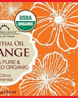 US Organic 100% Pure Sweet Orange Essential Oil - USDA Certified Organic - 30 ml Pack of 2 - w/Improved caps and droppers (More Size Variations Available)
