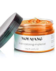 Temporary Hair Color Wax Orange 4.23 oz-Instant Hairstyle Cream Hair Pomades Hairstyle Wax for Party Cosplay Easy Cleaning