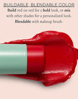 BOOM! by Cindy Joseph Boom Stick Parisian Red: 3-in-1 Cream Blush Stick for Eyes, Lips & Cheek, Long-Wearing Blendable & Building Color Vegan Lipstick Pen for All Skin