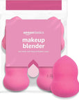 Amazon Basics Large Makeup Blender, 4-Pack (Previously Solimo)