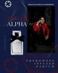 ALPHA, Perfume Classic, Eau De Parfum, Pheromone Cologne for Men, Fresh Woody Jasmine Fragrance