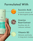 Rael Toner for Face, Miracle Clear - Reducing Pores and Oils with Succinic Acid, Hydrating Vitamin B5, Vegan, Korean Skin Care (5.1 fl oz)