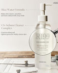 R199 Rice Cleansing Oil- Fast Emulsification, Pore-Cleansing, Blackhead Removal without Clogging Pores, Makeup Dissolving, and Hydrating Formula, Korean Skincare 6.76 Fl Oz