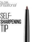 Maybelline Color Sensational Shaping Lip Liner with Self-Sharpening Tip, Gone Griege, Nude, 1 Count