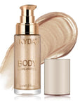 Body Shimmer Oil,Liquid Glow Illuminator Body Luminizer Glow Oz 101