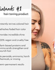Color Mask Pearl Blonde Toning Treatment - 27-Color, Color-Deposit Conditioner for Color-Treated Hair - Vegan, Cruelty-Free, 6.76 fl oz