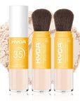 KYDA 2 Pcs Mineral Sunscreen Powder for Face & Scalp, Mineral Scalp Sunscreen SPF 35, Lasting Oil Control Matte Loose Setting Powder, Lightweight Breathable for All Skin Type, Translucent